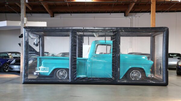 Indoor Showcase for storing vehicles. Cars are protected from all the humidity and dust in addition to being inside!