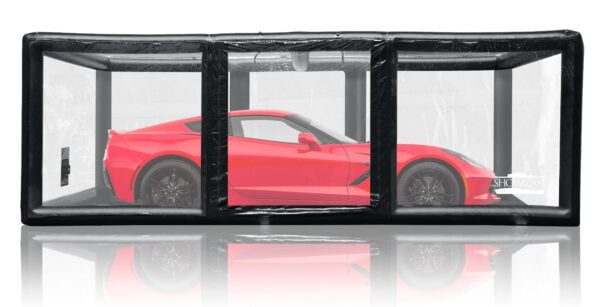 Store your Corvette like it deserves. The CarCapsule Indoor Showcase features your car while preserving it.