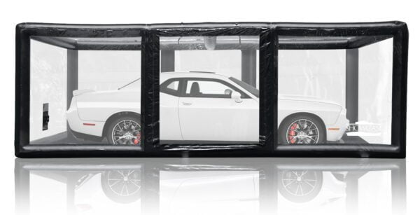 Store your Challenger like it deserves. The CarCapsule Indoor Showcase features your car while preserving it.